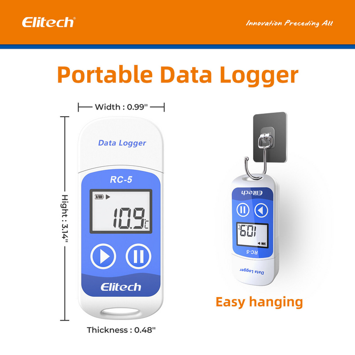 RC-5 Multi-use USB Temperature Data Logger